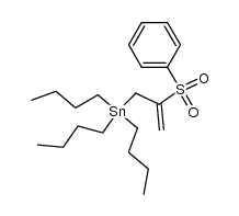 tributyl(2-(phenylsulfonyl)allyl)stannane Structure