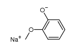 sodium 2-methoxyphenolate结构式