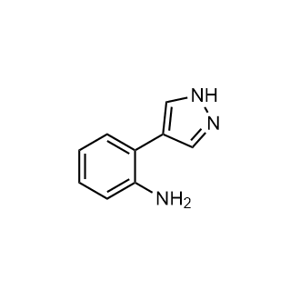 2-(1H-pyrazol-4-yl)aniline structure