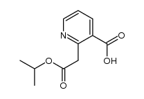 2-(2-isopropoxy-2-oxoethyl)nicotinic acid结构式