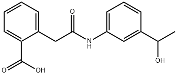 2-(2-((3-(1-hydroxyethyl)phenyl)amino)-2-oxoethyl)benzoic acid picture