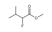 Butanoic acid, 2-fluoro-3-Methyl-, Methyl ester结构式