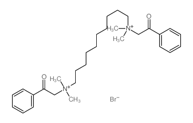 10-(dimethyl-phenacyl-ammonio)decyl-dimethyl-phenacyl-azanium picture