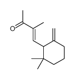 4-(2,2-dimethyl-6-methylidenecyclohexyl)-3-methylbut-3-en-2-one Structure