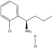 (1R)-1-(2-CHLOROPHENYL)BUTYLAMINE HYDROCHLORIDE Structure