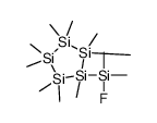 fluoro-dimethyl-(1,2,2,3,3,4,4,5,5-nonamethylpentasilolan-1-yl)silane Structure