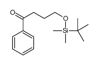 4-[tert-butyl(dimethyl)silyl]oxy-1-phenylbutan-1-one结构式