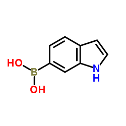 Indole-6-boronic acid Structure