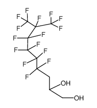 4,4,5,5,6,6,7,7,8,9,9,9-Dodecafluoro-8-trifluoromethyl-nonane-1,2-diol Structure