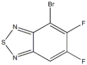 4-溴-5,6-二氟苯并[C][1,2,5]噻二唑结构式