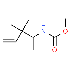 Carbamic acid,(1,2,2-trimethyl-3-butenyl)-,methyl ester (9CI) Structure