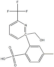 6-(三氟甲基)-2-吡啶甲醇对甲苯磺酸酯结构式