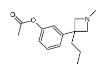 [3-(1-methyl-3-propylazetidin-3-yl)phenyl] acetate Structure