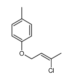 1-(3-chlorobut-2-enoxy)-4-methylbenzene结构式