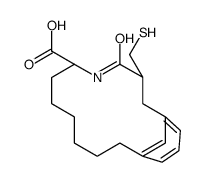 (8S,11S)-10-oxo-11-(sulfanylmethyl)-9-azabicyclo[11.3.1]heptadeca-1(17),13,15-triene-8-carboxylic acid结构式