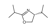 Oxazole, 4,5-dihydro-2,4-bis(1-methylethyl)-, (4R)- (9CI)结构式