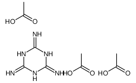 acetic acid,1,3,5-triazine-2,4,6-triamine结构式