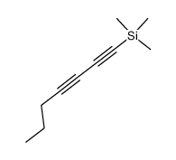 1-(Trimethylsilyl)-1,3-heptadiyne Structure