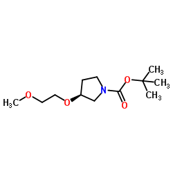 2-Methyl-2-propanyl (3S)-3-(2-methoxyethoxy)-1-pyrrolidinecarboxylate图片