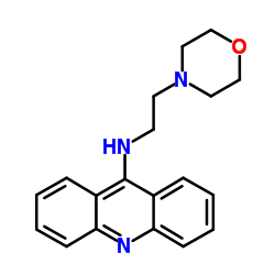 N-[2-(4-Morpholinyl)ethyl]-9-acridinamine Structure