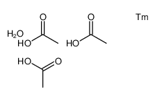 Thulium(III) acetate hydrate structure