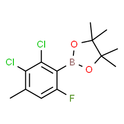 2-(2,3-Dichloro-6-fluoro-4-methylphenyl)-4,4,5,5-tetramethyl-1,3,2-dioxaborolane picture