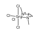 [(N,N,N',N'-tetramethyl-ethane-1,2-diamine)SnCl4]结构式