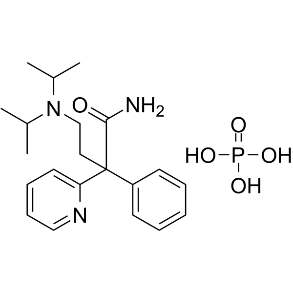 Disopyramid phosphate Structure