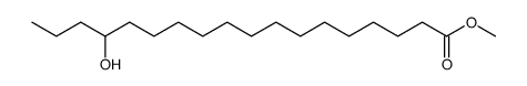 methyl 15-hydroxyoctadecanoate结构式