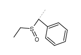 1-(1-Phenylethyl)-ethyl-sulfoxid结构式