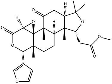 2-Descarboxy-2-(methoxycarbonyl)-19-deoxylimonoic acid 16,17-lactone结构式