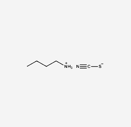 n-Butylammonium thiocyanate structure