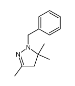 1-benzyl-3,5,5-trimethyl-4,5-dihydro-1H-pyrazole Structure