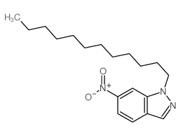 1H-Indazole,1-dodecyl-6-nitro- structure