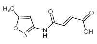 4-[(5-METHYLISOXAZOL-3-YL)AMINO]-4-OXOBUT-2-ENOIC ACID结构式