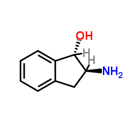 (1S,2S)-2-Amino-2,3-dihydro-1H-inden-1-ol结构式