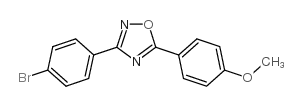 3-(4-Bromophenyl)-5-(4-methoxyphenyl)-1,2,4-oxadiazole Structure