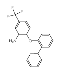 2-([1,1'-Biphenyl]-2-yloxy)-5-(trifluoromethyl)-aniline structure