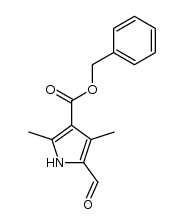 1H-Pyrrole-3-carboxylicacid,5-formyl-2,4-dimethyl-,phenylmethylester(9CI) picture