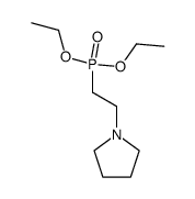 DIETHYL 2-(PYRROLIDIN-1-YL)ETHYLPHOSPHONATE structure