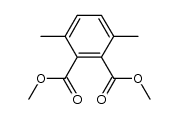 dimethyl 3,6-dimethylphthalate结构式