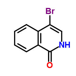 1-羟基-4-溴异喹啉结构式