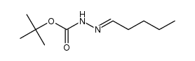 Hydrazinecarboxylic acid, pentylidene-, 1,1-dimethylethyl ester (9CI) picture