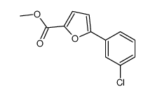 methyl 5-(3-chlorophenyl)furan-2-carboxylate Structure