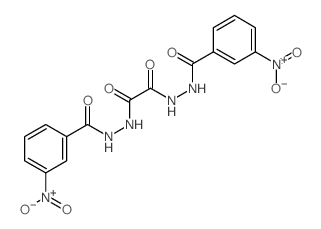 Ethanedioic acid, bis[2-(3-nitrobenzoyl)hydrazide] Structure