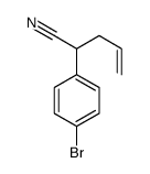 2-(4-bromophenyl)pent-4-enenitrile Structure