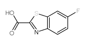 6-氟苯并[d]噻唑-2-羧酸结构式