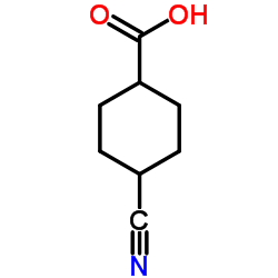 4-Cyanocyclohexanecarboxylic acid Structure