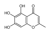 Chromone, 5,6,7-trihydroxy-2-methyl- (6CI,7CI,8CI) structure