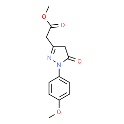 Methyl [1-(4-methoxyphenyl)-5-oxo-4,5-dihydro-1H-pyrazol-3-yl]acetate picture